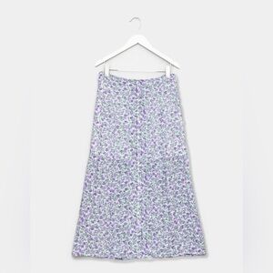Things Between Ditsy Purple Floral Skirt - NEW